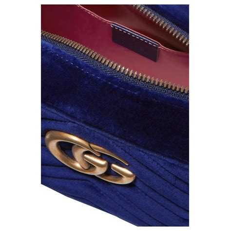 Borse Gucci in Velluto Blu 